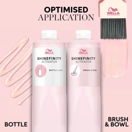 Wella Shinefinity Zero Lift Glaze 60ml Application