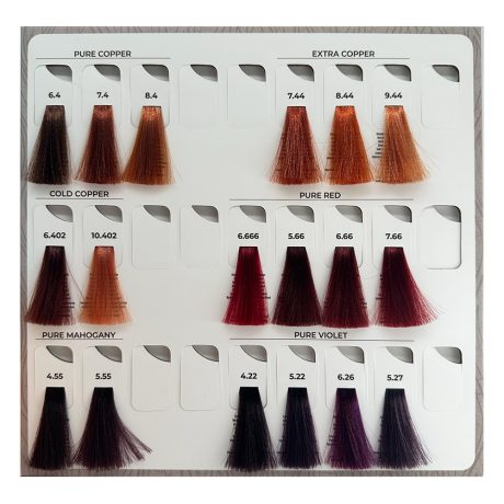 echos colour chart - extra copper