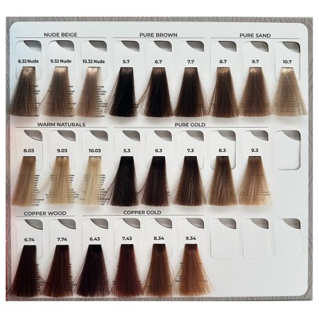 echos colour chart - pure brown