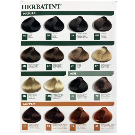 herbatint permanent hair color chart 1