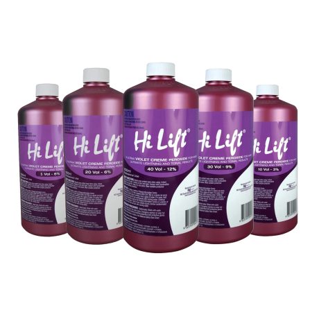 hi lift violet peroxide - volumes