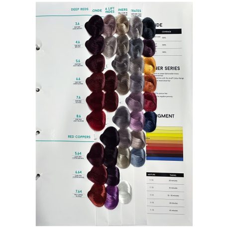 jeval hair colour chart deep reds