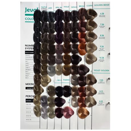jeval hair colour chart golden beige