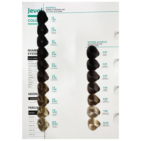 jeval hair colour chart naturals