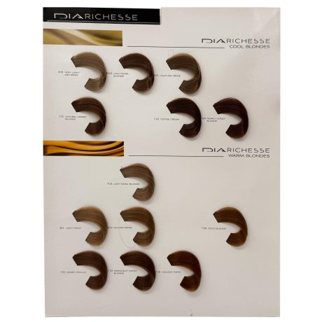 loreal dia richesse colour chart cool blondes 2
