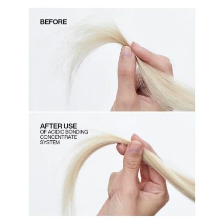 redken acidic protein amino concentrate before and after blonde hair