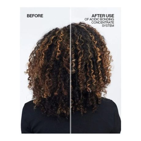 redken acidic protein amino concentrate before and after brunette hair